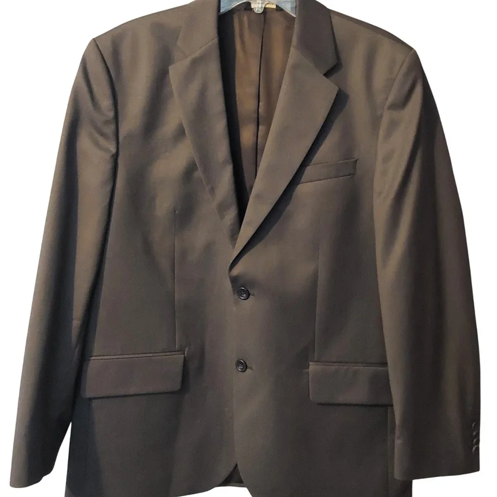 Banana Republic Men's Brown Jacket 100%‎ Wool Sport Coat Blazer 42R
